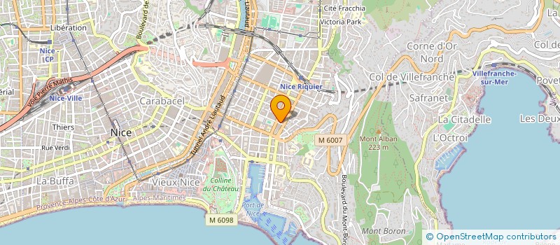 localisation de l'entreprise RENOV BATIMENT INT.EXT  NICE