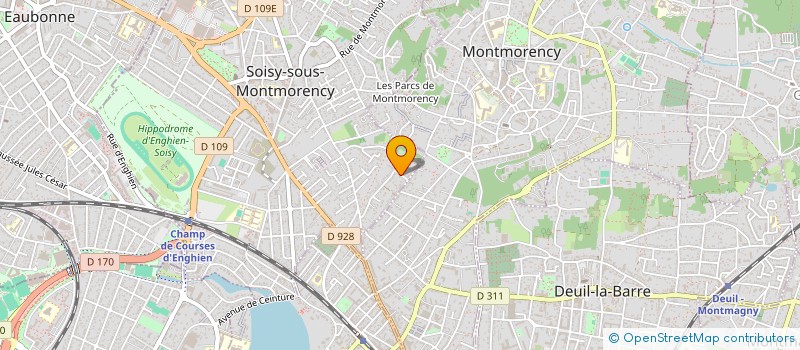 localisation de l'entreprise RENOV'BIKES  SOISY-SOUS-MONTMORENCY