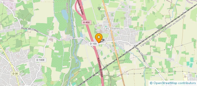 localisation de l'entreprise RENOV'CAMP  LES CHERES