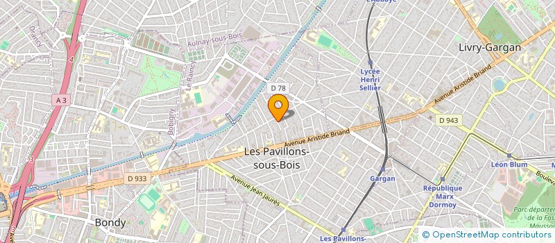 localisation de l'entreprise RENOV CM à LES PAVILLONS-SOUS-BOIS