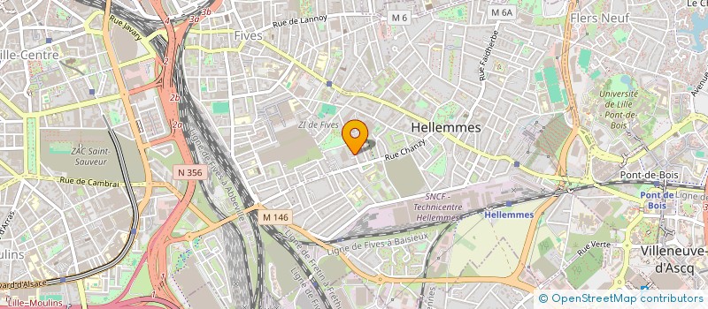 localisation de l'entreprise RENOV'CO à LILLE