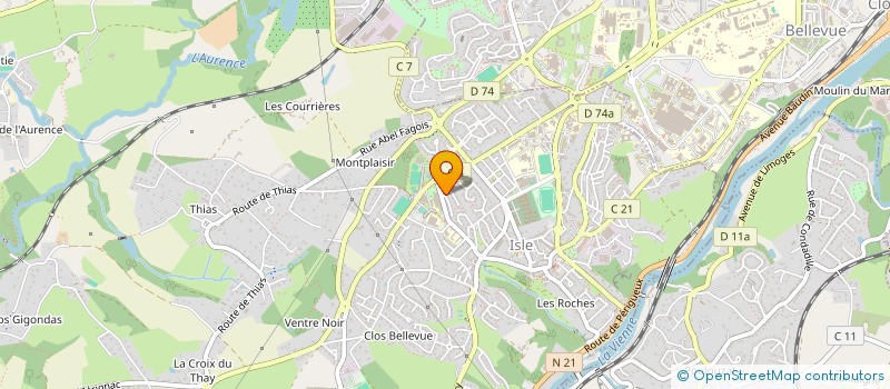 localisation de l'entreprise RENOV & CO à ISLE