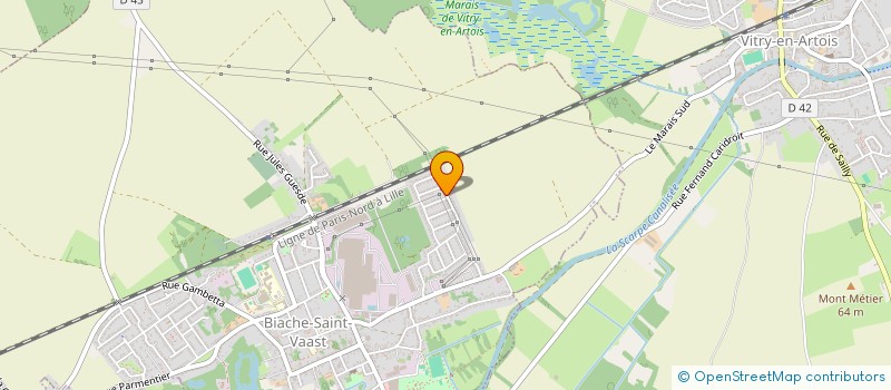 localisation de l'entreprise RENOV&CO  BIACHE-SAINT-VAAST