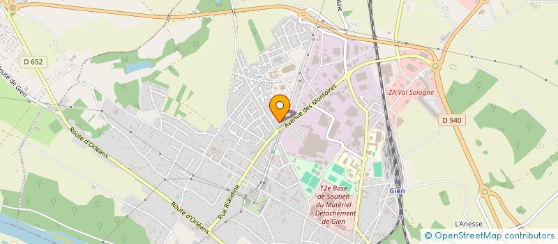 localisation de l'entreprise RENOV & CO SERVICES à GIEN