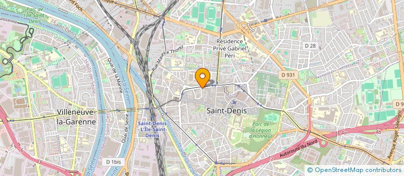 localisation de l'entreprise RENOV CONCEPT  SAINT-DENIS