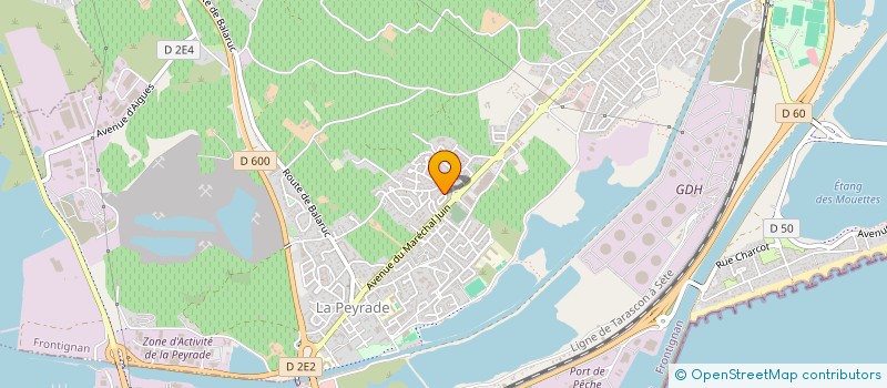 localisation de l'entreprise RENOV'CONCEPT à FRONTIGNAN