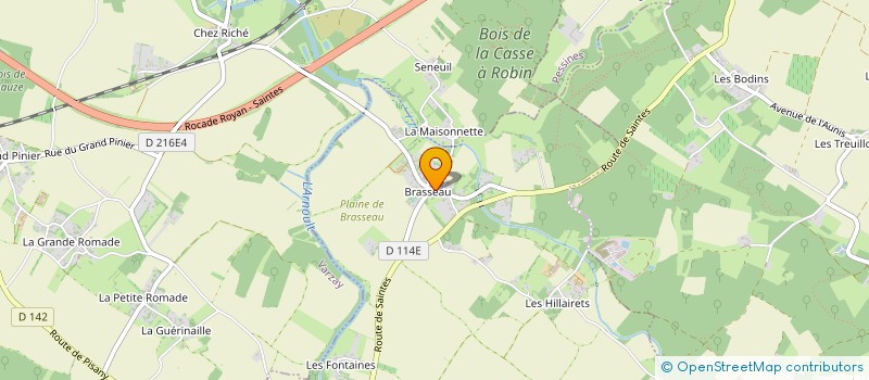 localisation de l'entreprise RENOV CONCEPT  SAINT-GEORGES-DES-COTEAUX