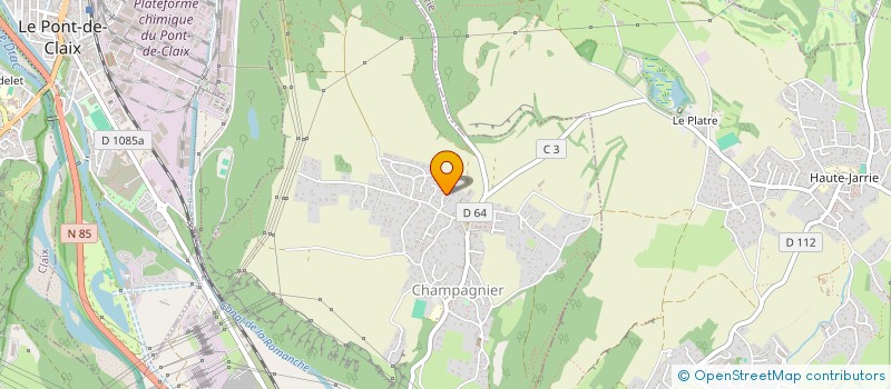 localisation de l'entreprise RENOV'CONCEPT  CHAMPAGNIER