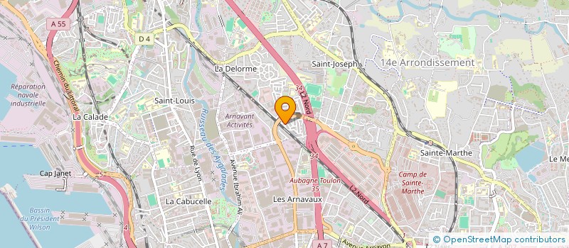 localisation de l'entreprise RENOV CONCEPT & CO à MARSEILLE