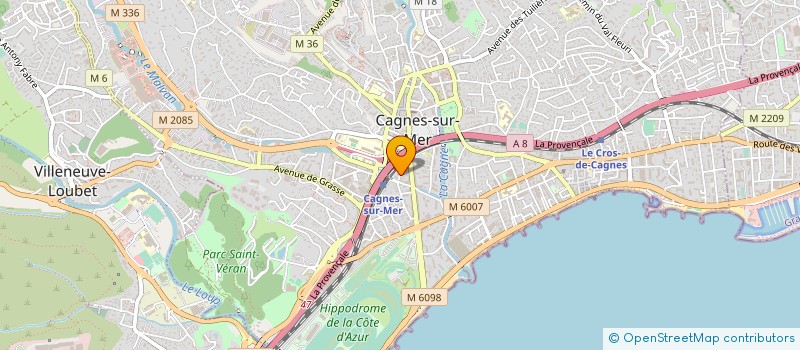 localisation de l'entreprise RENOV CONSTRUCTION 06 à CAGNES-SUR-MER