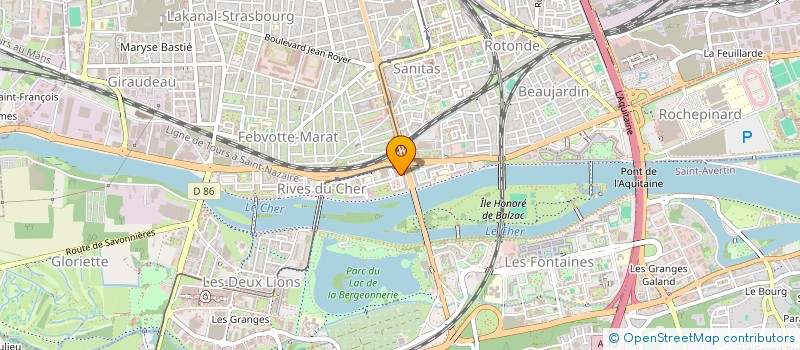localisation de l'entreprise RENOV' CONSTRUCTION 37  TOURS