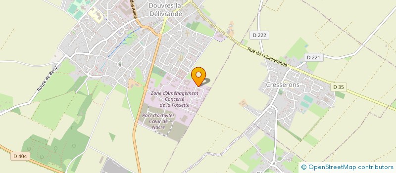 localisation de l'entreprise RENOV'CONSTRUCTION à DOUVRES-LA-DELIVRANDE