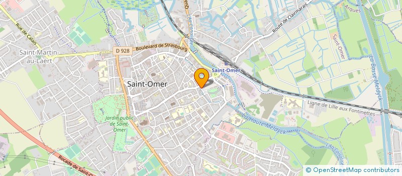 localisation de l'entreprise RENOV ' CONSTRUCTION  SAINT-OMER