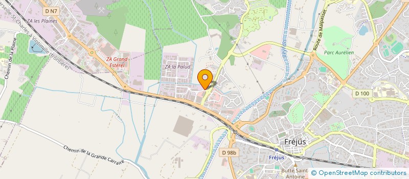 localisation de l'entreprise RENOV CONSTRUCTION à FREJUS