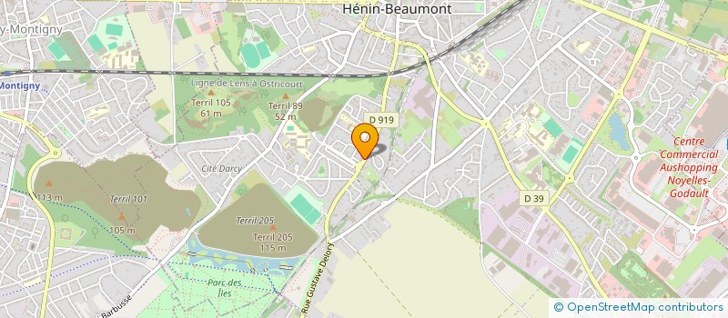 localisation de l'entreprise RENOV CONSTRUCTIONS à HENIN-BEAUMONT