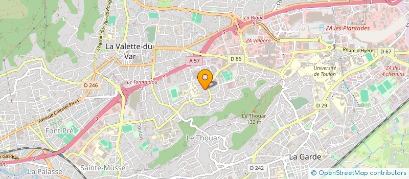 localisation de l'entreprise RENOV COTE D AZUR  LA VALETTE-DU-VAR