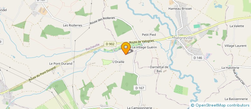 localisation de l'entreprise RENOV D'ANTAN  L'ETANG-BERTRAND