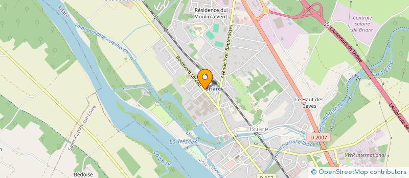 localisation de l'entreprise RENOV'DARNA à BRIARE