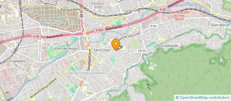 localisation de l'entreprise RENOV DECO à MARSEILLE