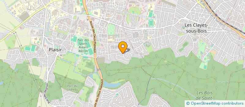 localisation de l'entreprise RENOV' DECO  PLAISIR