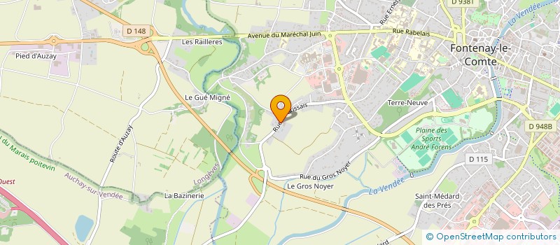 localisation de l'entreprise RENOV'DECOR à FONTENAY-LE-COMTE