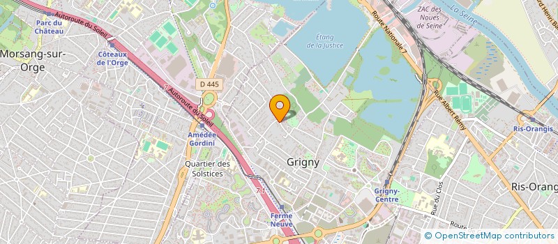 localisation de l'entreprise RENOV DECOR C à GRIGNY