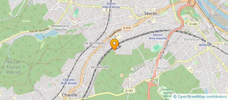 localisation de l'entreprise RENOV&DESIGN à SEVRES