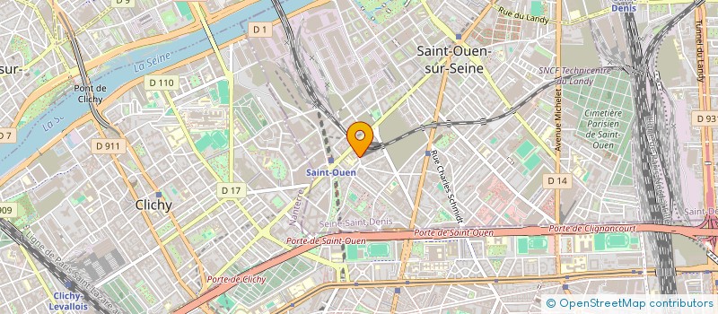 localisation de l'entreprise RENOV DESIGN BATIMENT à SAINT-OUEN-SUR-SEINE