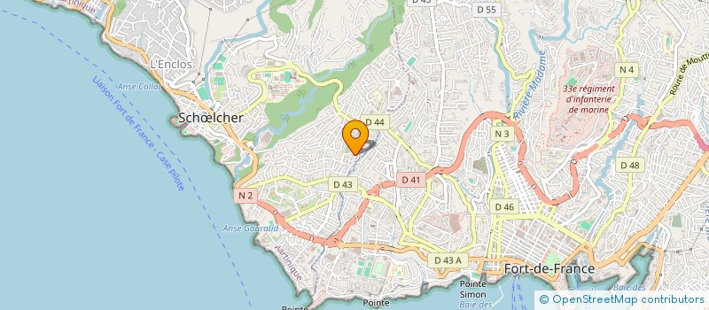 localisation de l'entreprise RENOV'DOM à SCHOELCHER