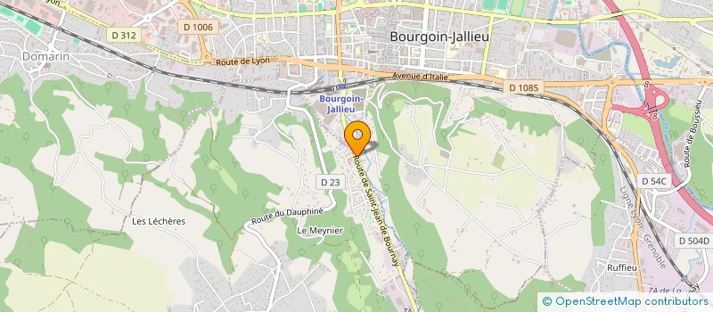 localisation de l'entreprise RENOV'EASY  BOURGOIN-JALLIEU