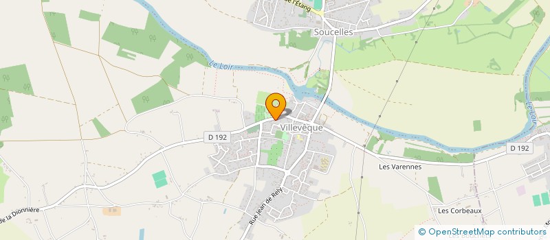 localisation de l'entreprise RENOV'EAU ET PLUS  RIVES-DU-LOIR-EN-ANJOU