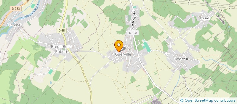 localisation de l'entreprise RENOV' ECO à BREUIL-BOIS-ROBERT