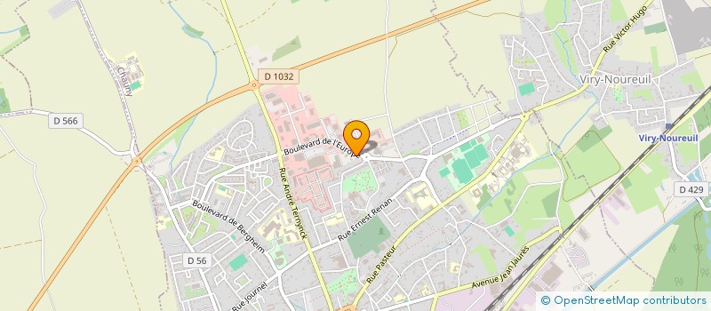 localisation de l'entreprise RENOV ECO HABITAT  CHAUNY