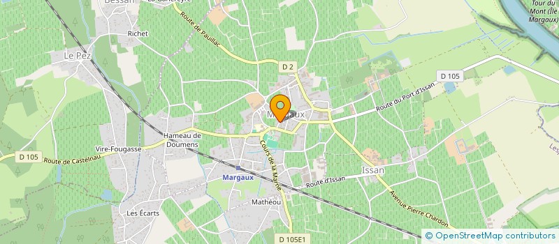 localisation de l'entreprise RENOV'ELEC  MARGAUX-CANTENAC