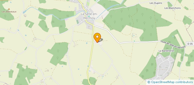 localisation de l'entreprise RENOV-ENERGIE à LA SELLE-EN-HERMOY