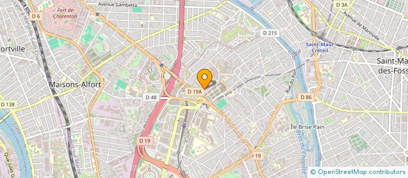 localisation de l'entreprise RENOV' ENERGIE OUEST  CRETEIL