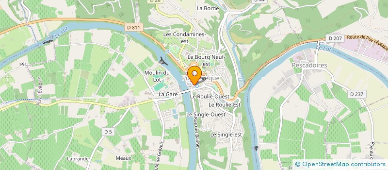 localisation de l'entreprise RENOV ET DECO à PUY-L'EVEQUE