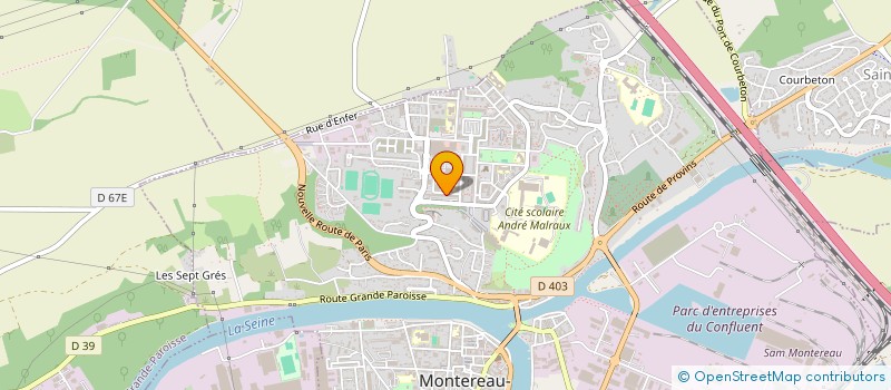 localisation de l'entreprise RENOV ET VOUS  MONTEREAU-FAULT-YONNE