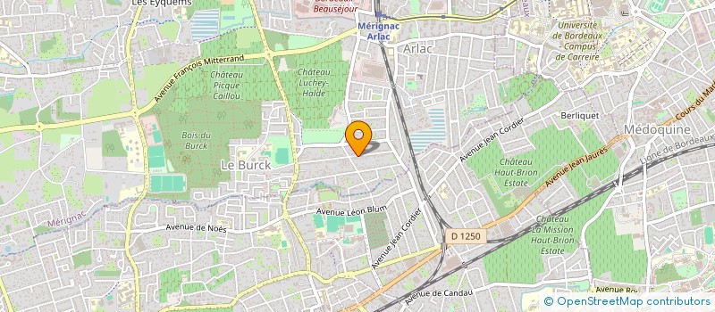 localisation de l'entreprise RENOV-EUROPE  MERIGNAC