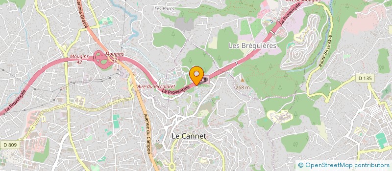 localisation de l'entreprise RENOV EVENT à LE CANNET