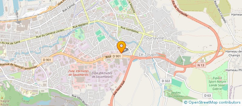 localisation de l'entreprise RENOV'EXPERT à CHERBOURG-EN-COTENTIN