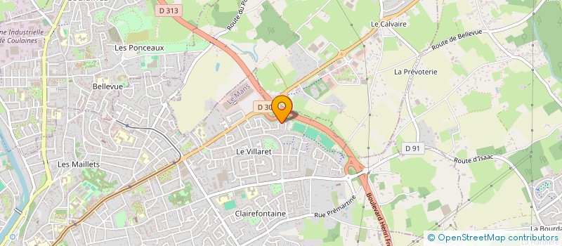localisation de l'entreprise RENOV' EXPERT à LE MANS