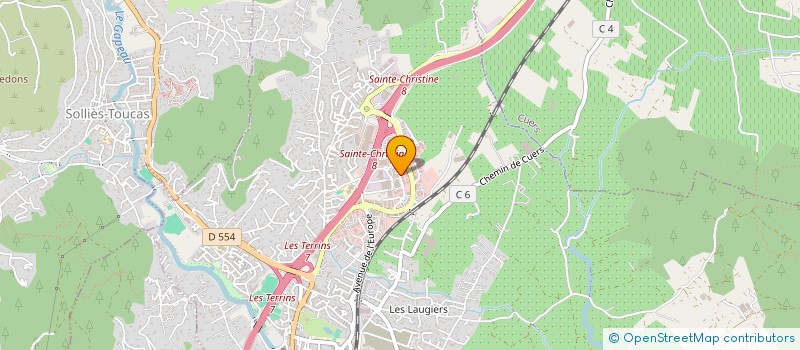 localisation de l'entreprise RENOV EXPERT BATI à SOLLIES-PONT