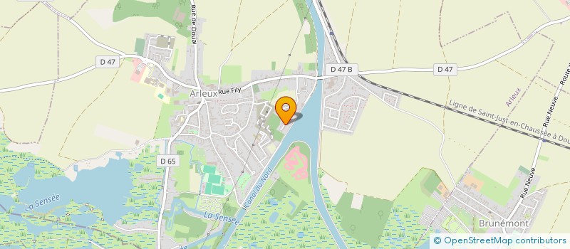 localisation de l'entreprise RENOV FACADE ET MACONNERIE  ARLEUX