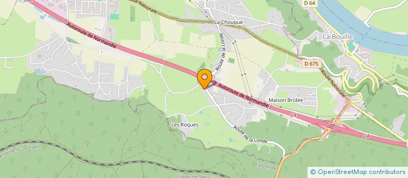 localisation de l'entreprise RENOV'FACADES  CAUMONT