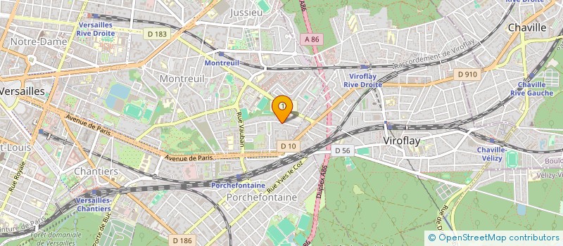localisation de l'entreprise RENOV'FACTORY à VERSAILLES