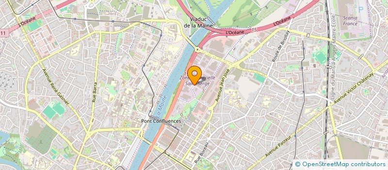 localisation de l'entreprise RENOV'FERMETURES à ANGERS