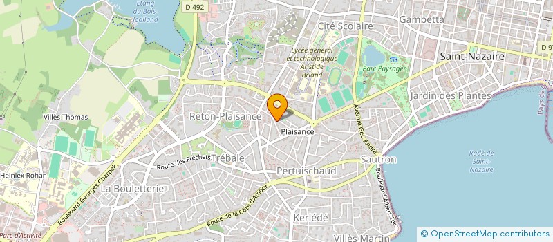 localisation de l'entreprise RENOV FL  SAINT-NAZAIRE