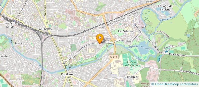 localisation de l'entreprise RENOV FUTUR HABITAT à LE MANS