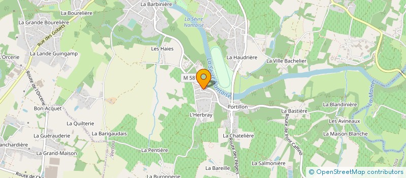 localisation de l'entreprise RENOV'GAZON à VERTOU
